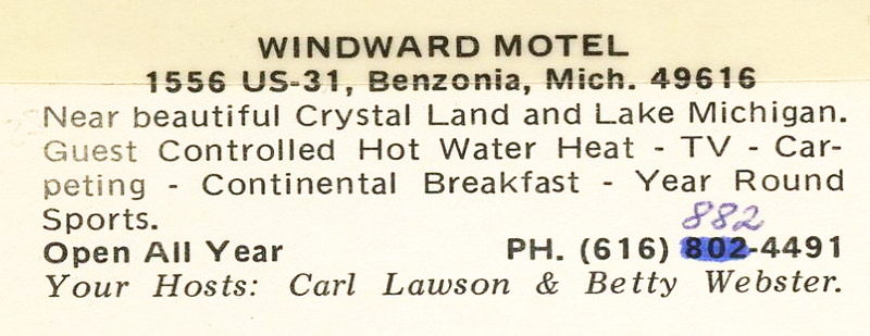 Town & Country Motel (Town and Country Motel, Windward Motel) - Postcard (newer photo)